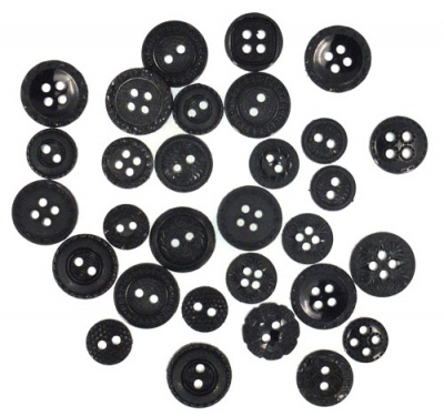 Набор декоративных пуговиц «Dress It Up» 6476 Чернота