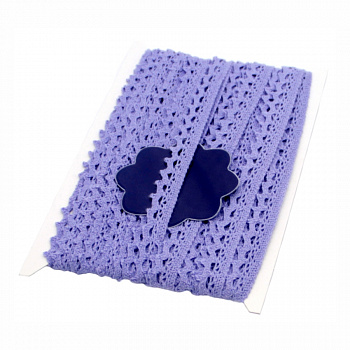 Кружевная лента «Рукоделие» KL-1003/6 12мм х 10м (цвет: сиреневый)