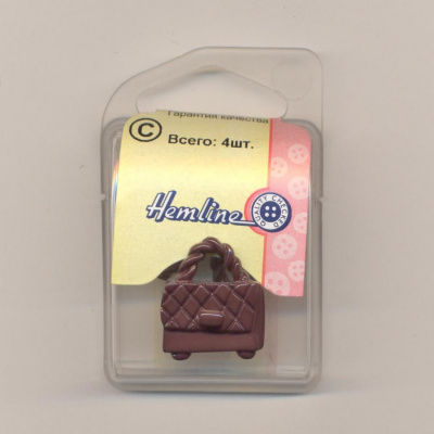 Пуговица Hemline "Novelty",  коричневый