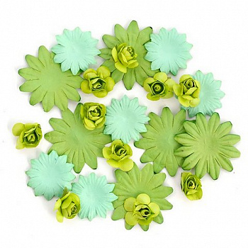 Цветы бумажные MAGIC HOBBY MG-PF101 цв.4 (уп.30шт)