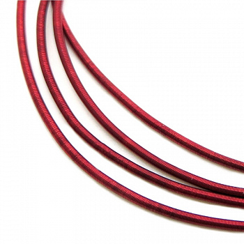 Канитель мягкая, гладкая KAN/MK1.3-26  матовая, марсала