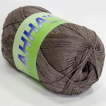 Анна 16, пряжа для ручного вязания 100г/530м (287 сухая земля)