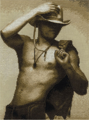 Набор для вышивания «Panna» ЭР-1797 Ковбой,24.5 x 34.5 см