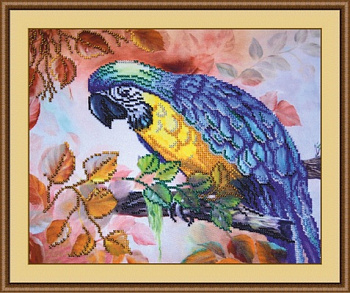 Набор для вышивания «Овен» РТ-005 " Попугай",30*25 см.