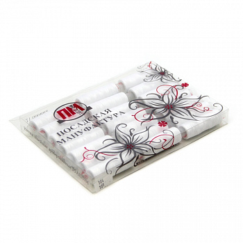 Нитки швейные армированные 45 АП/ПМ б/н цв. белый (уп.- 21 шт.) намотка 150 м