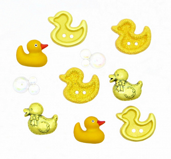 Набор декоративных пуговиц «Dress It Up» 5158 Кря-кря 