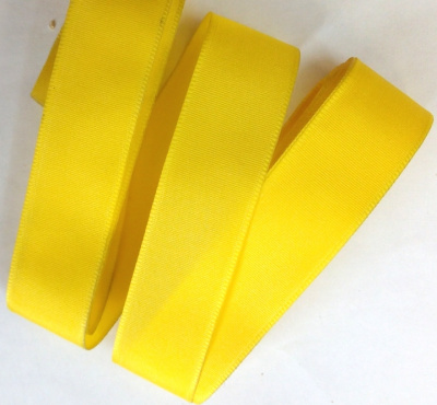 Тесьма 25 мм жёлтая, упак. 10 м 