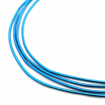 Канитель мягкая, гладкая KAN/MD0,7-19 глянец, лазурно-зеленый (упак 500 г)