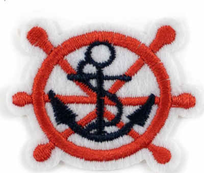 Термоаппликация LA158  47 х 38 мм уп.5 шт