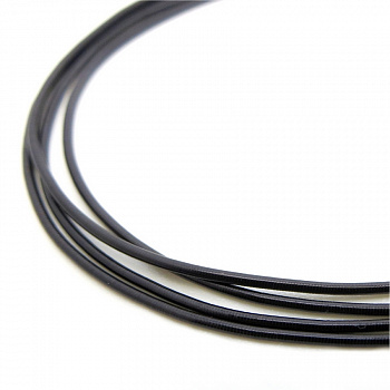 Канитель мягкая, гладкая KAN/MD0,7-23 глянец, черный