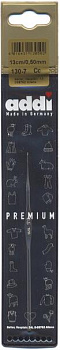 Крючок вязальный экстратонкий сталь ADDI 130-7, 13 см, №0.50