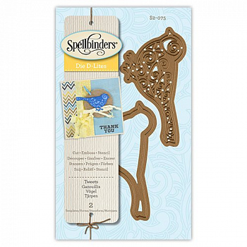 Набор ножей Spellbinders® Shapeabilities® Die D-Lites™ "Птичий щебет"