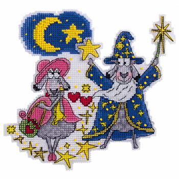 Набор для вышивания «Panna» ИГ-1610 Все звезды неба для тебя! 15,5 x 14,5 см