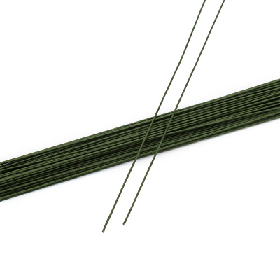 Проволока флористическая, бумажная оплетка, 0,8 мм*40 см, 50 шт./упак, Astra&Craft ( зеленый )