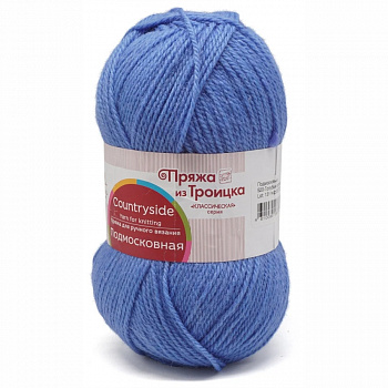 Подмосковная, пряжа для ручного вязания  (520, голубая пролеска)