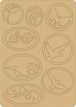 Чипборд "Флора и фауна", арт. chip16