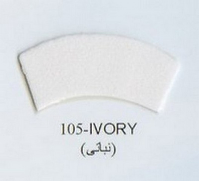 Фоамиран иранский ЭВА арт.105(2) лист 60х70см, цвет слоновая кость