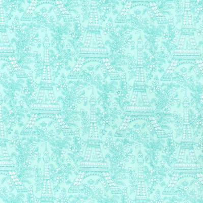 Ткань 100% хлопок, ширина 110 см, Michael Miller CX1248-AQUA-D