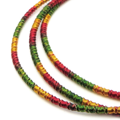 Канитель мягкая, фигурная KAN/LB2-16  матовый, разноцветная