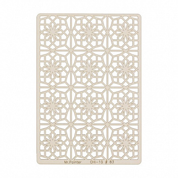 Чипборд картонный "Mr.Painter" CHI-10/83 Мароканские звезды 11.5 см х 16.5 см 1 шт