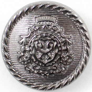 Пуговицы в тубе"Колибри" ME 309 Silver24L  (15мм) 36шт.