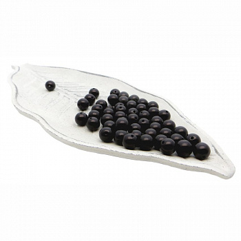 Бусины пластиковые "РУКОДЕЛИЕ", диаметр 10мм, цвет №25 черный, 25гр/пакет, PP1006C25