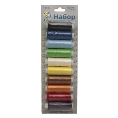 Набор ниток 40/2 200 м., Ассорти, 10 шт. Astra набор 3