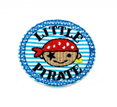 Термоаппликация Hobby&Pro BA1033 "Маленький пират", d=3,6