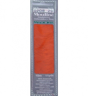 Мулине Спираль «Madeira»100% хлопок, 10 м 0208