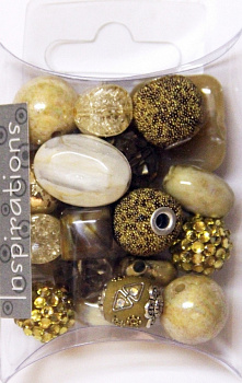 Набор декоративных бусин «Inspirations» (5761 Банановый соус )