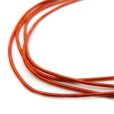 Канитель мягкая, гладкая KAN/MK1.3-08  матовая, яркая медь