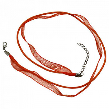 Шнур нейлоновый с органзой с замком "Zlatka"