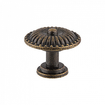 Декоративная ручка для шкатулок MMG-014 "Mr. Carving", металл 2.4 x 2 см, цвет №2 бронза