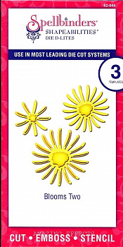 Набор ножей Spellbinders® Shapeabilities® Die D-Lites™ "Цветы 2"