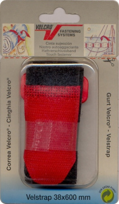 Контактный ремешок Velcro, 38*600 мм, 1 шт. в блистере