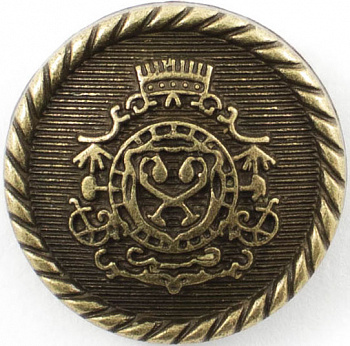 Пуговицы в тубе "Колибри" ME 309 Bronze 24L  (15мм) 36шт.