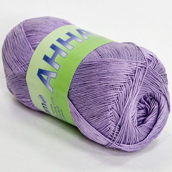 Анна 16, пряжа для ручного вязания 100г/530м (325 глициния)