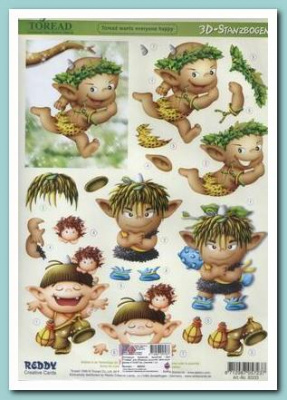 Аппликация Toreads бумаж.вырубная для объем. рисунков,"Мальчишки" 210х297 мм