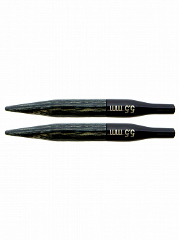Спицы ультракороткие деревянные съемные Indigo KnitPro 5 см, 5.50 мм 20686