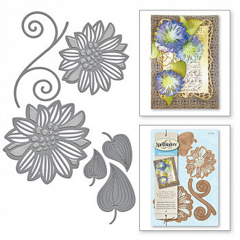 Набор ножей Spellbinders® Shapeabilities® "Романтические цветы 2"
