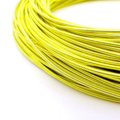 Канитель жесткая KAN/MS1,25-02  матовый, лимон