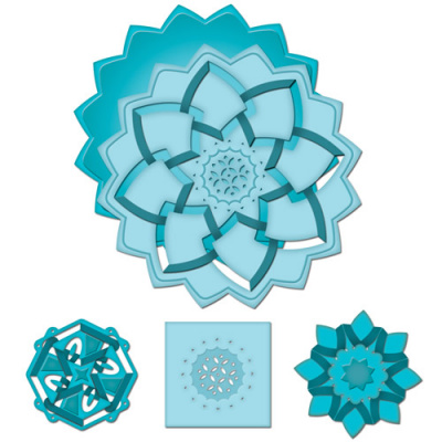 Набор ножей Spellbinders® Shapeabilities® "Двойной восторг"