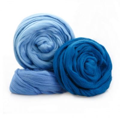 Гребенная лента "Троицкая" 100% шерсть тонкая  упак/200г.