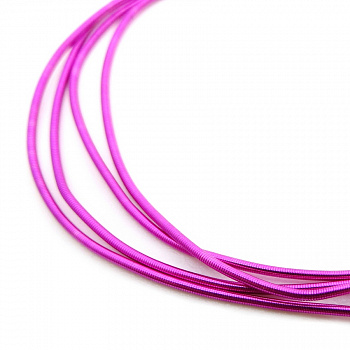 Канитель мягкая, гладкая KAN/PP0,7-01 глянец, фуксия