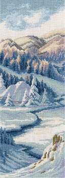 Набор для вышивания «Panna» ПС-1744 Оттенки зимы 12*33,5 см