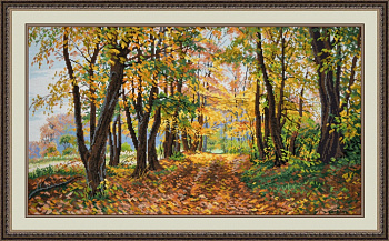 Набор для вышивания «Овен» 890 " Липовая аллея" 45*27 см.