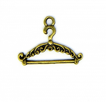 Металлические шармы "Рукоделие" MPR020 Вешалка, 17х23мм