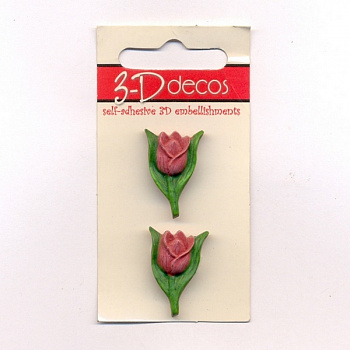 Пуговицы Flower,Tulip "3D Decos" 5703