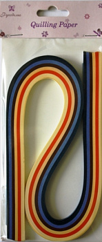 Бумага для квиллинга "Рукоделие" Quilling Pape120 полос/упак. 5мм ширина QP0512008