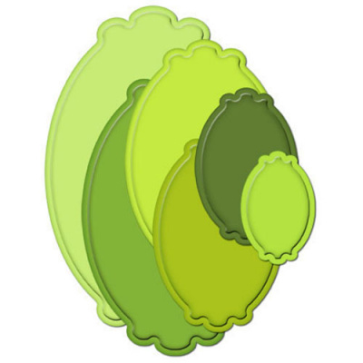 Набор ножей Spellbinders® Nestabilities® "Ярлыки 10"